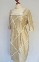 cocktailkleid in gold-creme